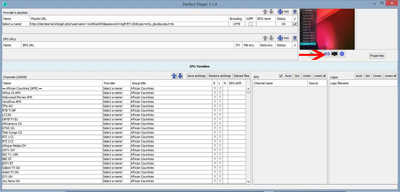 IPTV on PC via perfect player
