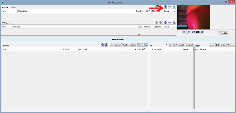 Perfect Player IPTV guide on PC