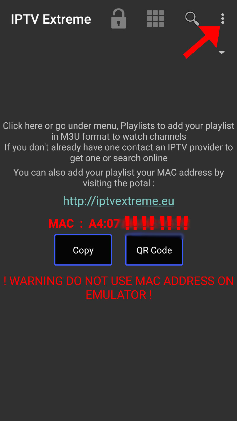 IPTV extreme pro app guide