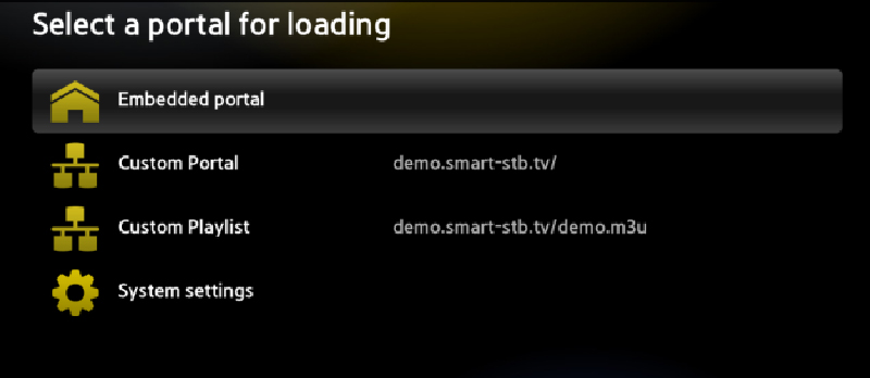 Smart stb m3u playlist